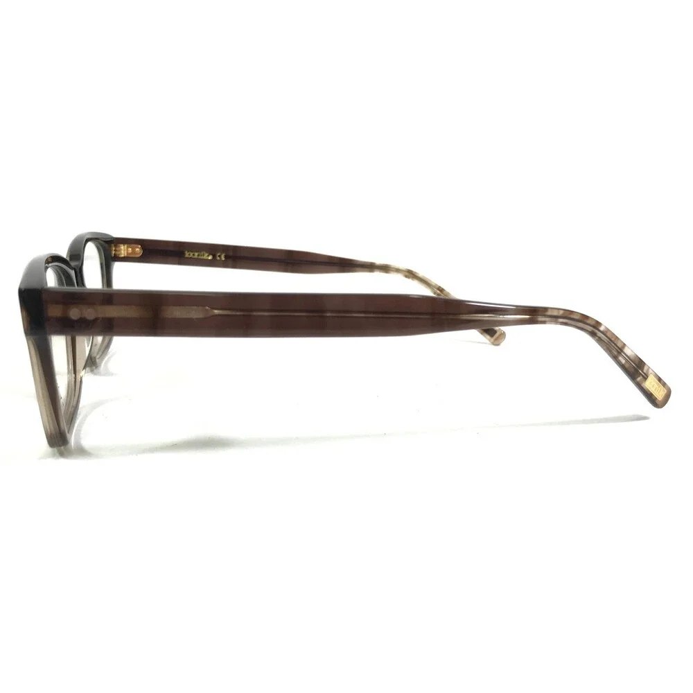 Iconik Eyeglasses Frames WILL C1 Brown Fade Rectangular Full Rim 54-18-150